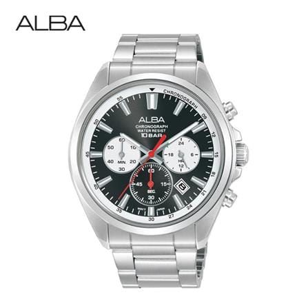 นาฬิกาข้อมือผู้ชาย ALBA รุ่น SPORTIVE AT3K31X ขนาด 42.5 มม. สีดำ