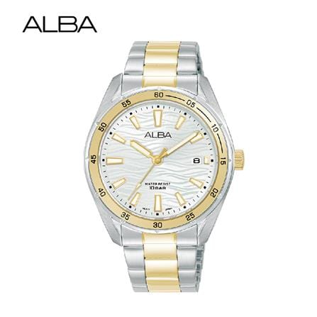 นาฬิกาข้อมือผู้หญิง ALBA รุ่น BOYISH QUARTZ AG8N57X ขนาด 36 มม. สีขาว_0