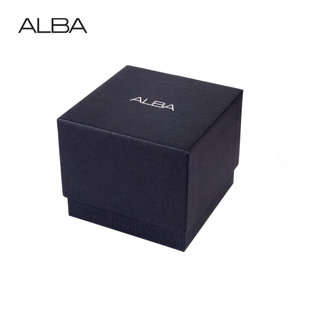 นาฬิกาข้อมือผู้หญิง ALBA รุ่น IKEBANA AG8P51X ขนาด 34 มม. สีดำ
