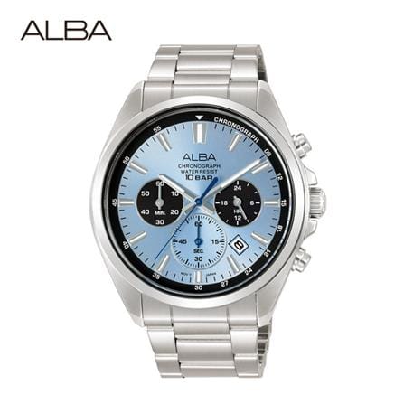 นาฬิกาข้อมือผู้ชาย ALBA รุ่น SPORTIVE AT3K33X ขนาด 42.5 มม. สีน้ำเงิน