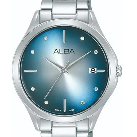 นาฬิกาข้อมือผู้หญิง ALBA รุ่น IKEBANA AG8P55X ขนาด 34 มม. สีฟ้า_1