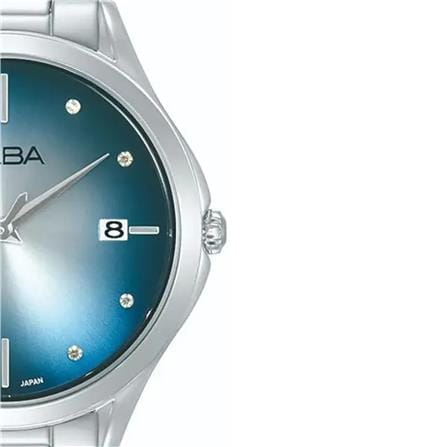 นาฬิกาข้อมือผู้หญิง ALBA รุ่น IKEBANA AG8P55X ขนาด 34 มม. สีฟ้า_2