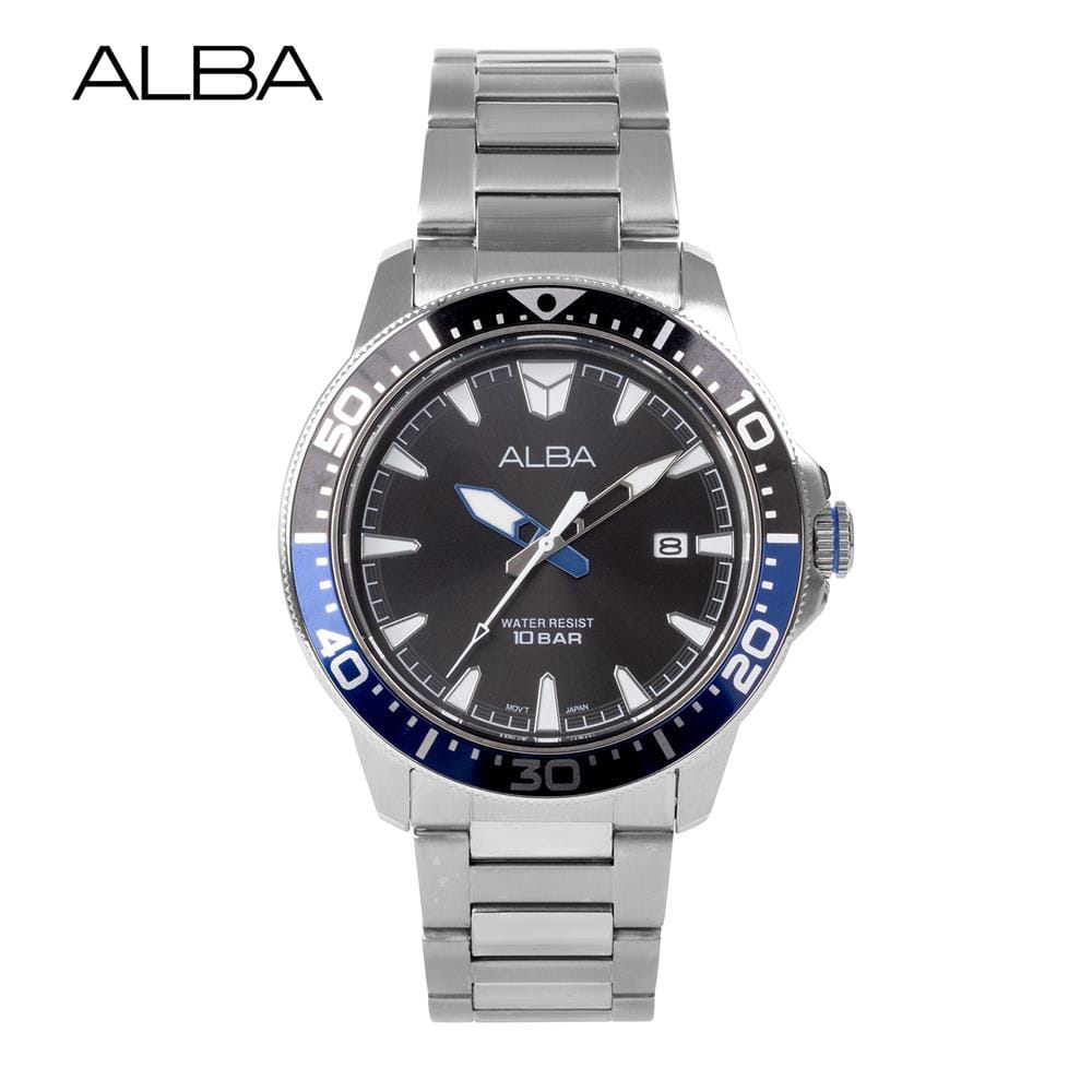 นาฬิกาข้อมือผู้ชาย ALBA รุ่น SPORTIVE AS9U01X ขนาด 44 มม. สีดำ