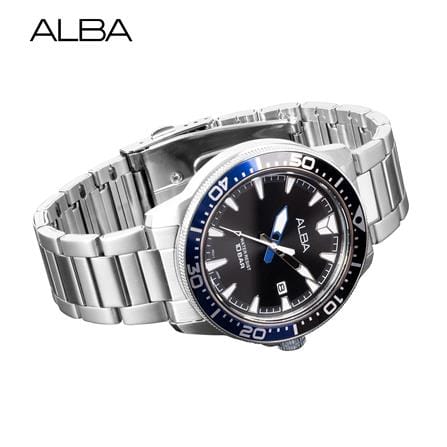 นาฬิกาข้อมือผู้ชาย ALBA รุ่น SPORTIVE AS9U01X ขนาด 44 มม. สีดำ_4