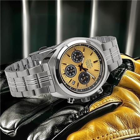 นาฬิกาข้อมือผู้ชาย ALBA รุ่น SPORTIVE AT3K01X ขนาด 40.95 มม. สีทอง_3