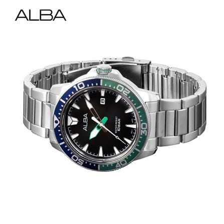 นาฬิกาข้อมือผู้ชาย ALBA รุ่น SPORTIVE AS9U03X ขนาด 44 มม. สีดำ_3