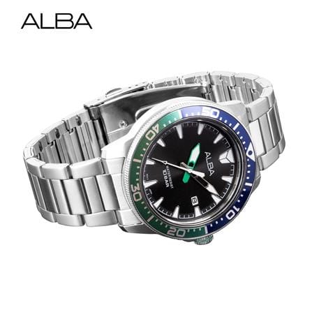 นาฬิกาข้อมือผู้ชาย ALBA รุ่น SPORTIVE AS9U03X ขนาด 44 มม. สีดำ_4