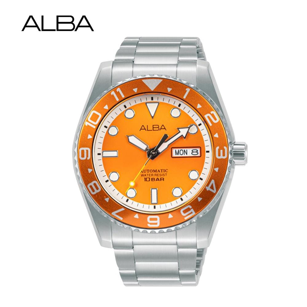 นาฬิกาข้อมือผู้ชาย ALBA รุ่น SPORTIVE AL4511X ขนาด 43 มม. สีส้ม