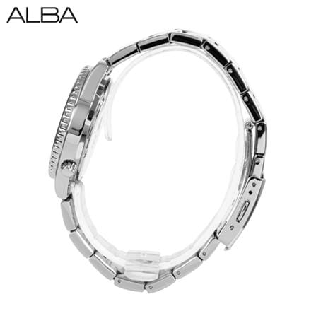 นาฬิกาข้อมือผู้หญิง ALBA รุ่น BOYISH AG8L43X ขนาด 36 มม. สีชมพูอ่อน_2