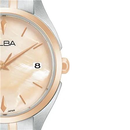 นาฬิกาข้อมือผู้หญิง ALBA รุ่น IKEBANA AG8P34X ขนาด 32 มม. สีชมพู_2