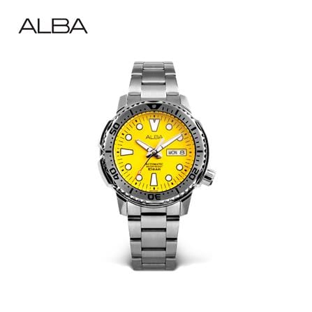 นาฬิกาข้อมือผู้ชาย ALBA รุ่น MINI TUNA AL4607X ขนาด 43 มม. สีเหลือง_0