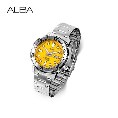 นาฬิกาข้อมือผู้ชาย ALBA รุ่น MINI TUNA AL4607X ขนาด 43 มม. สีเหลือง_1