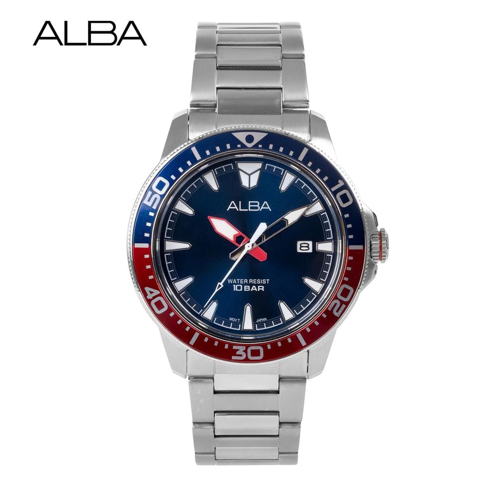นาฬิกาข้อมือผู้ชาย ALBA รุ่น SPORTIVE AS9T97X ขนาด 44 มม. สีน้ำเงิน