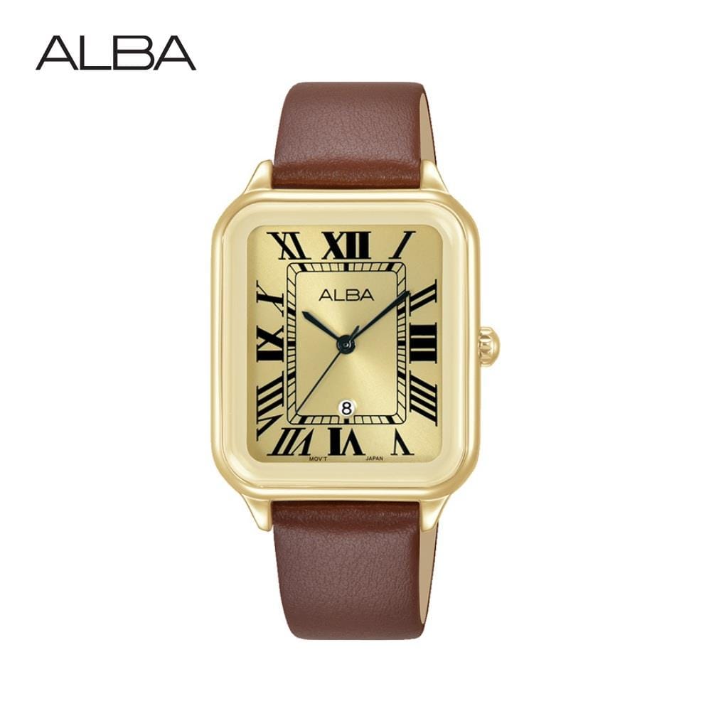 นาฬิกาข้อมือผู้หญิง ALBA รุ่น CASUAL AH7DX6X ขนาด 29 มม. สีทอง