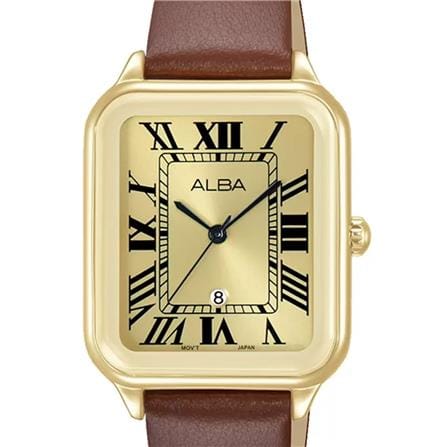 นาฬิกาข้อมือผู้หญิง ALBA รุ่น CASUAL AH7DX6X ขนาด 29 มม. สีทอง_1