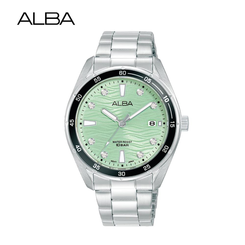 นาฬิกาข้อมือผู้หญิง ALBA รุ่น BOYISH QUARTZ AG8P09X ขนาด 36 มม. สีเขียว_1