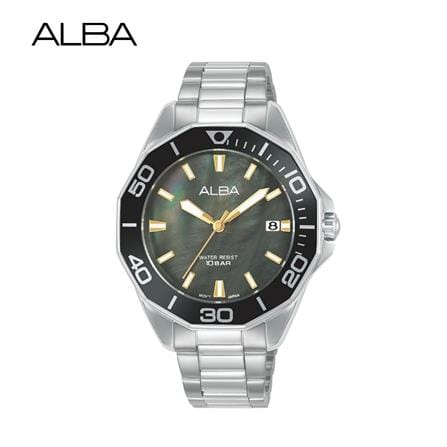 นาฬิกาข้อมือผู้ชาย ALBA รุ่น BOYISH QUARTZ AG8P23X ขนาด 36 มม. สีดำ
