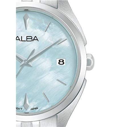 นาฬิกาข้อมือผู้หญิง ALBA รุ่น IKEBANA AG8P43X ขนาด 32 มม. สีฟ้า_2