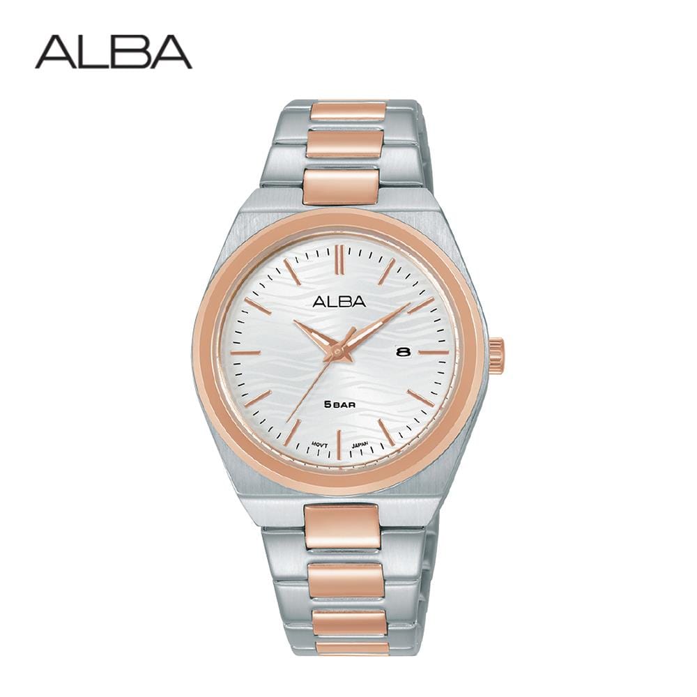 นาฬิกาข้อมือผู้หญิง ALBA รุ่น SIGNA AH7DK2X ขนาด 32 มม. สีขาว