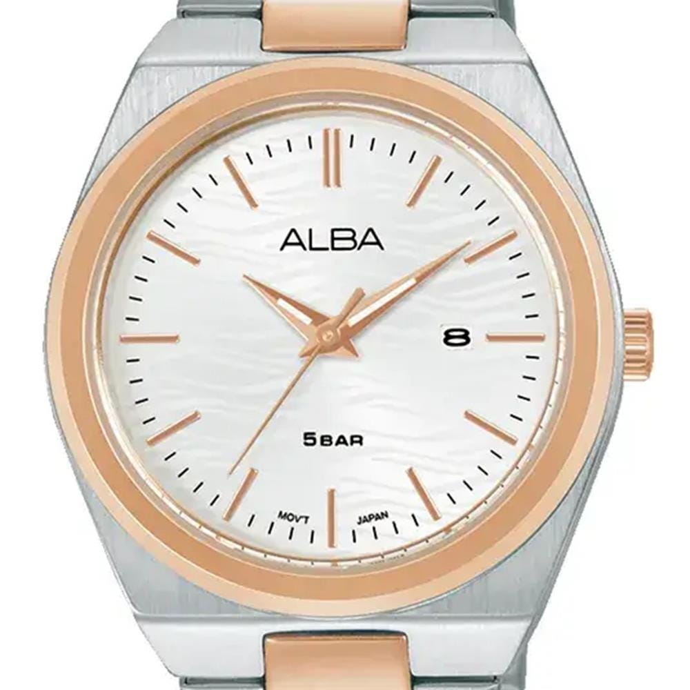 นาฬิกาข้อมือผู้หญิง ALBA รุ่น SIGNA AH7DK2X ขนาด 32 มม. สีขาว