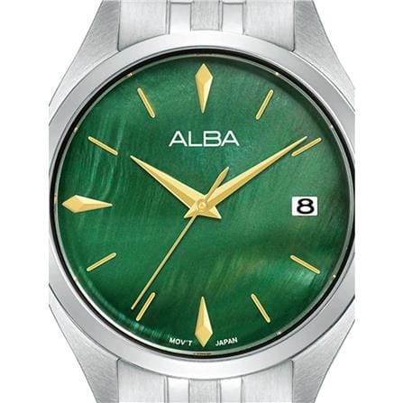 นาฬิกาข้อมือผู้หญิง ALBA รุ่น IKEBANA AG8P37X ขนาด 32 มม. สีเขียว_1