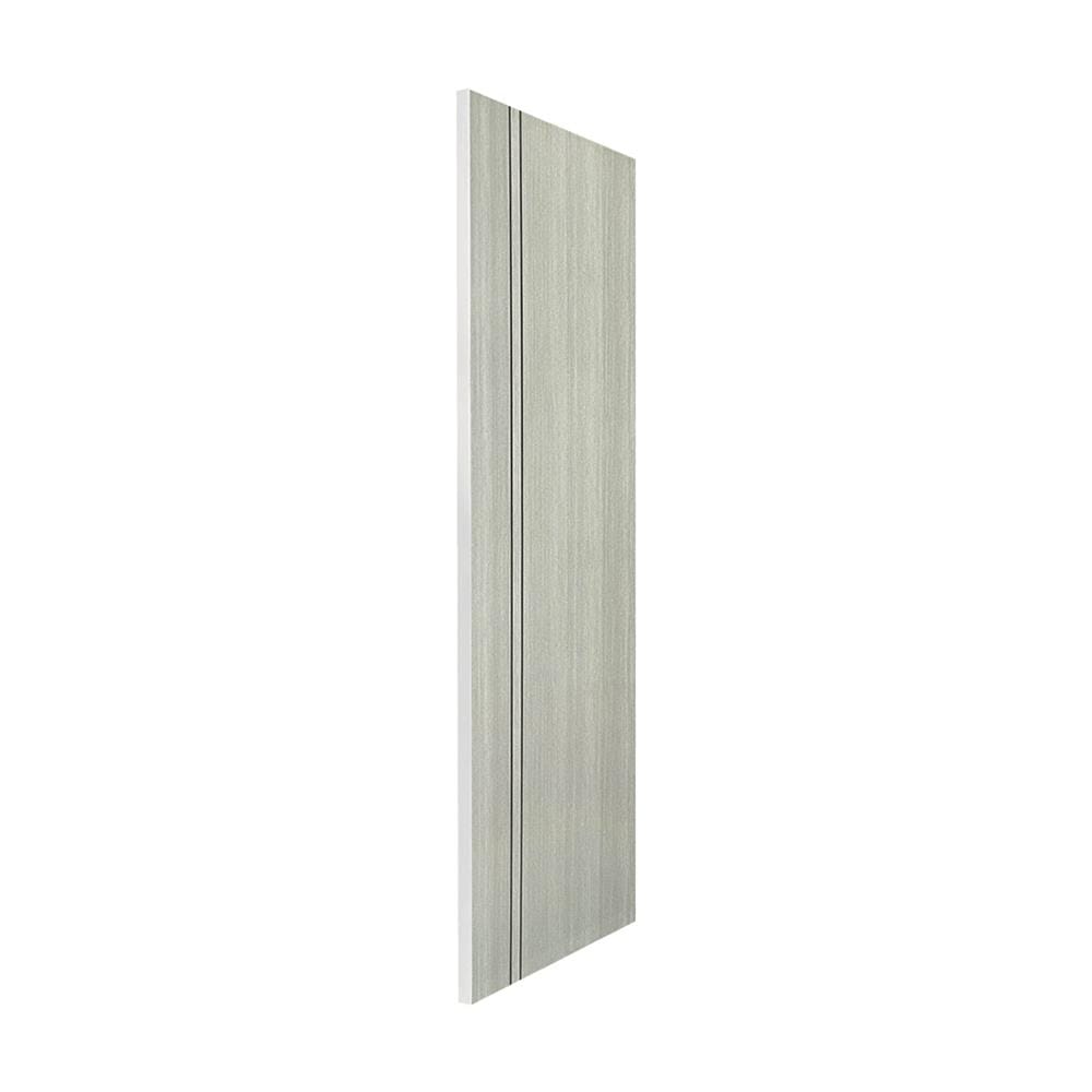 ประตูภายใน UPVC ไม่เจาะลูกบิด NAPA UA3B 80x200 ซม. สีเทาลายไม้
