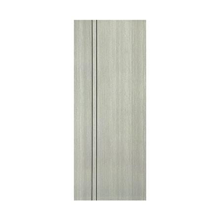 ประตูภายใน UPVC ไม่เจาะลูกบิด NAPA UA3B 80x200 ซม. สีเทาลายไม้_0