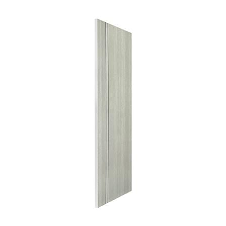 ประตูภายใน UPVC ไม่เจาะลูกบิด NAPA UA3B 80x200 ซม. สีเทาลายไม้_2