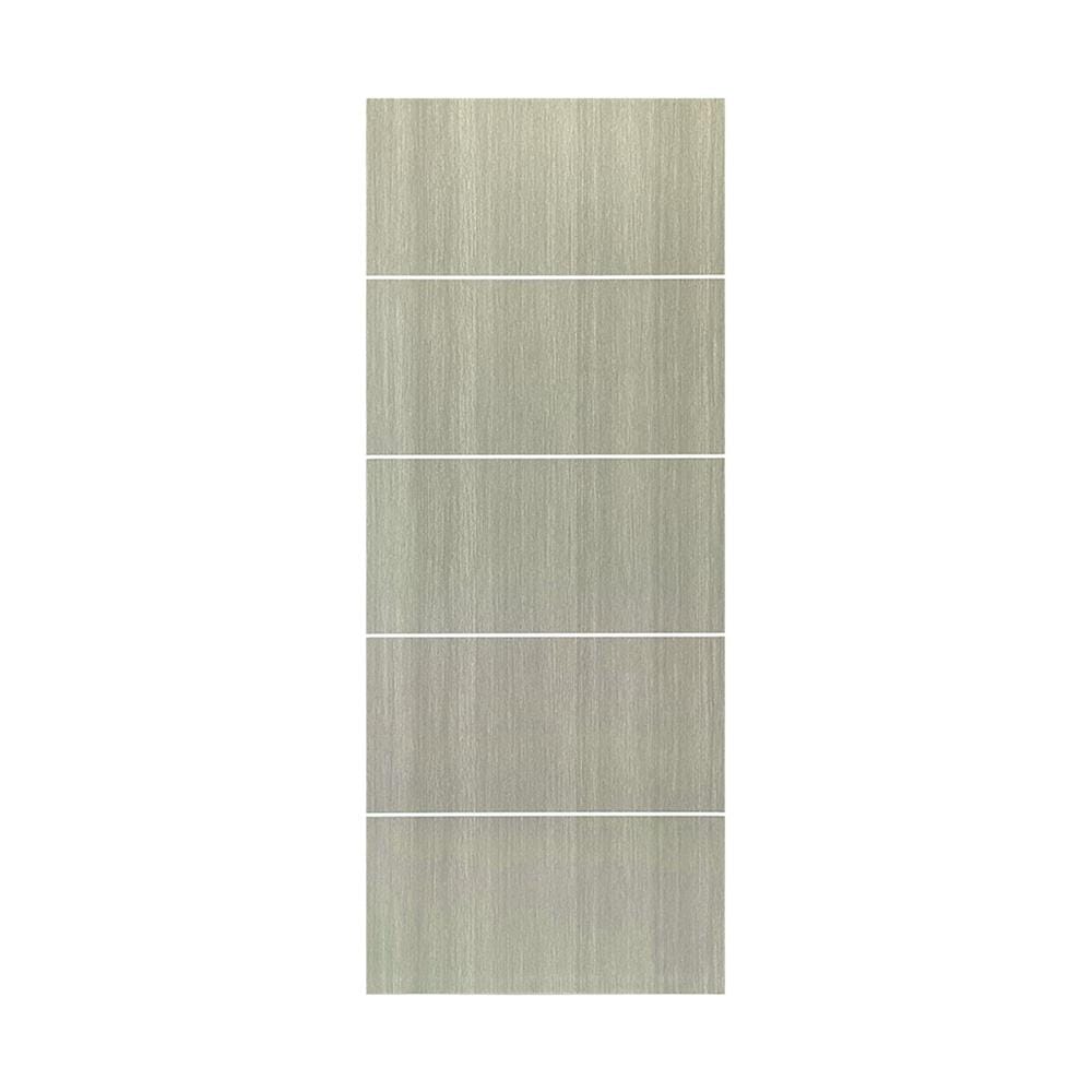 ประตูภายใน UPVC ไม่เจาะลูกบิด NAPA UA5 80x200 ซม. สีเทาลายไม้