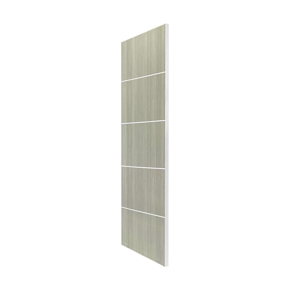 ประตูภายใน UPVC ไม่เจาะลูกบิด NAPA UA5 80x200 ซม. สีเทาลายไม้