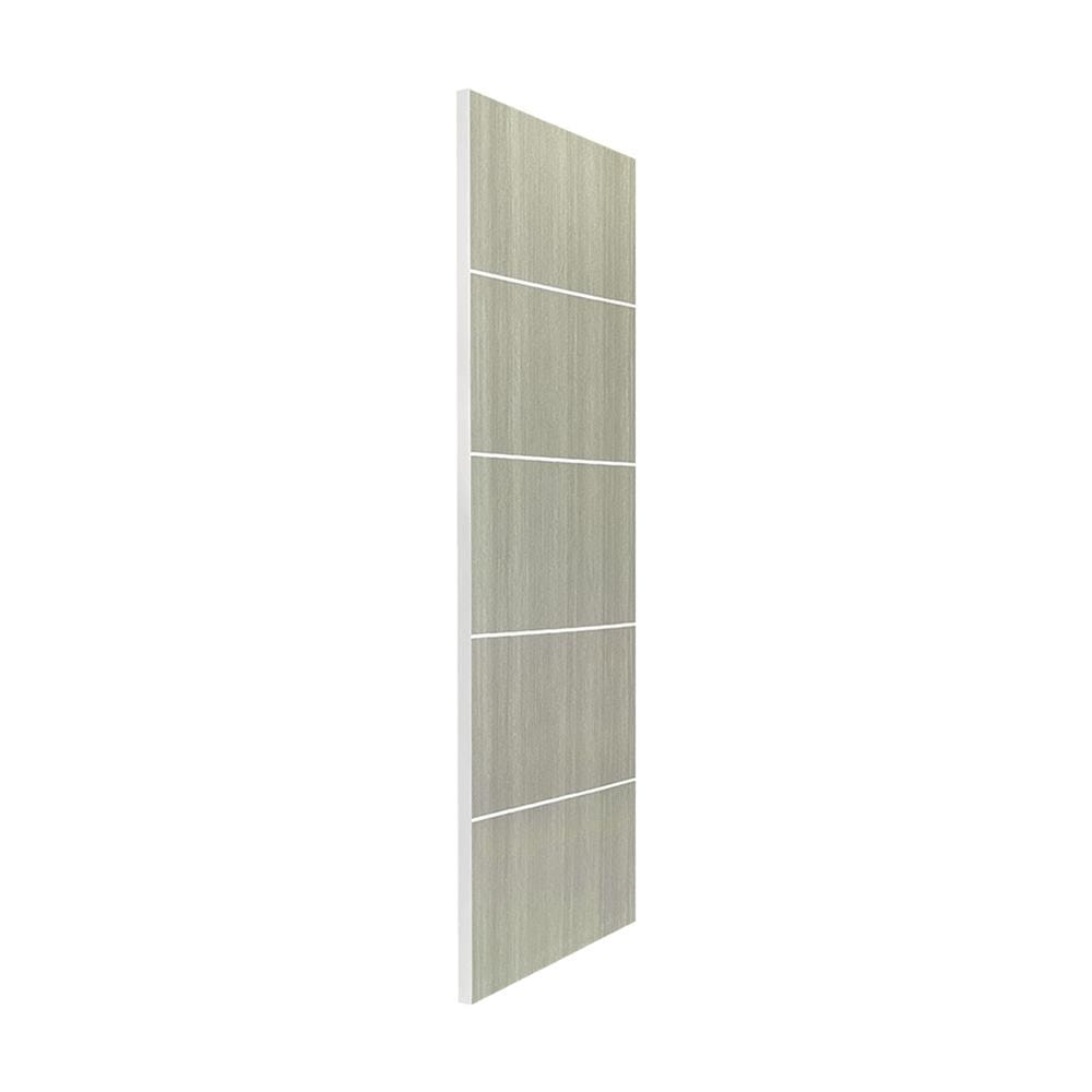 ประตูภายใน UPVC ไม่เจาะลูกบิด NAPA UA5 80x200 ซม. สีเทาลายไม้
