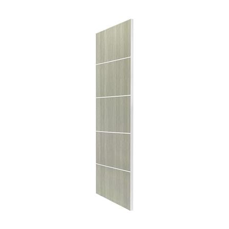 ประตูภายใน UPVC ไม่เจาะลูกบิด NAPA UA5 80x200 ซม. สีเทาลายไม้_1
