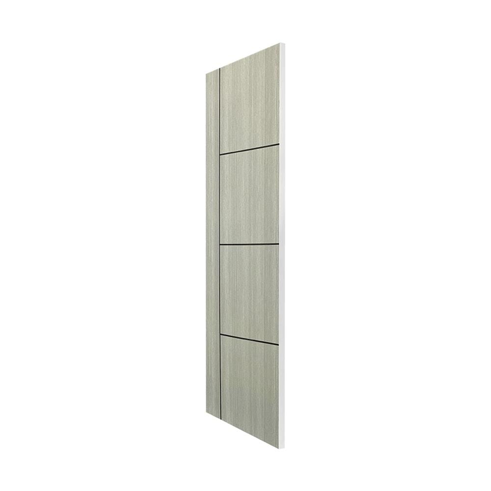 ประตูภายใน UPVC ไม่เจาะลูกบิด NAPA UA24B 90x200 ซม. สีเทาลายไม้