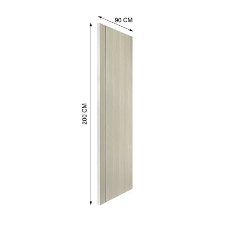 ประตูภายใน UPVC ไม่เจาะลูกบิด NAPA UA2B 90x200 ซม. สีน้ำตาลเข้มลายไม้_4