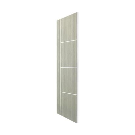ประตูภายใน UPVC ไม่เจาะลูกบิด NAPA UA24 80x200 ซม. สีเทาลายไม้_1