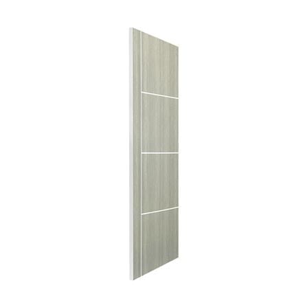 ประตูภายใน UPVC ไม่เจาะลูกบิด NAPA UA24 80x200 ซม. สีเทาลายไม้_2