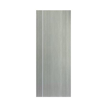 ประตูภายใน UPVC ไม่เจาะลูกบิด NAPA UA2 80x200 ซม. สีเทาลายไม้_0