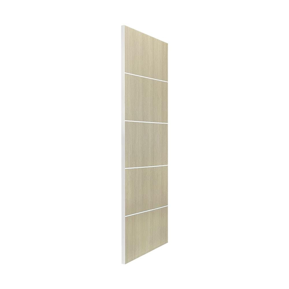 ประตูภายใน UPVC ไม่เจาะลูกบิด NAPA UA5 80x200 ซม. สีน้ำตาลเข้มลายไม้