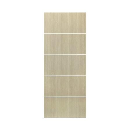 ประตูภายใน UPVC ไม่เจาะลูกบิด NAPA UA5 80x200 ซม. สีน้ำตาลเข้มลายไม้