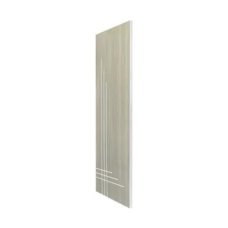 ประตูภายใน UPVC ไม่เจาะลูกบิด NAPA UA12 80x200 ซม. สีเทาลายไม้_1