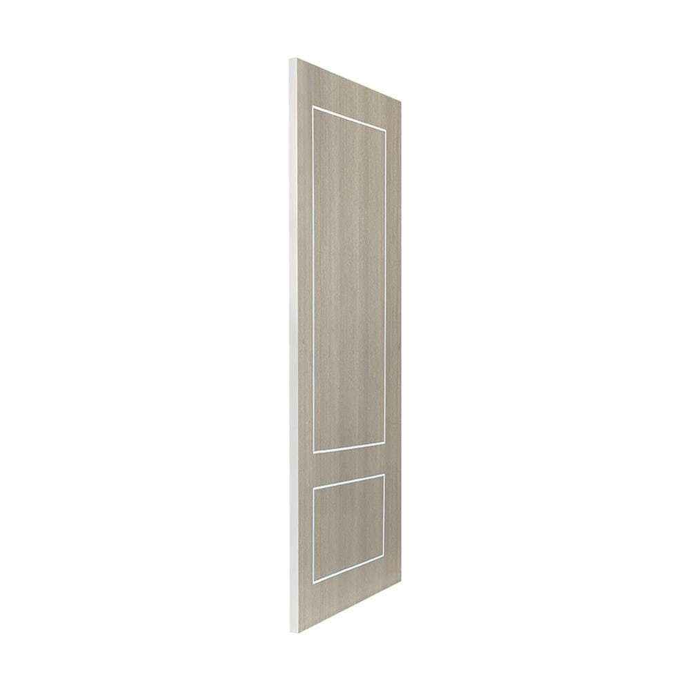 ประตูภายใน UPVC ไม่เจาะลูกบิด NAPA UA13 80x200 ซม. สีน้ำตาลเข้มลายไม้