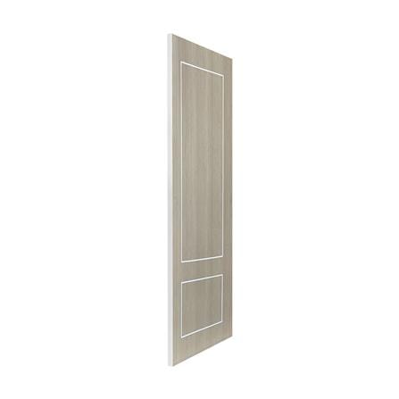 ประตูภายใน UPVC ไม่เจาะลูกบิด NAPA UA13 80x200 ซม. สีน้ำตาลเข้มลายไม้_2
