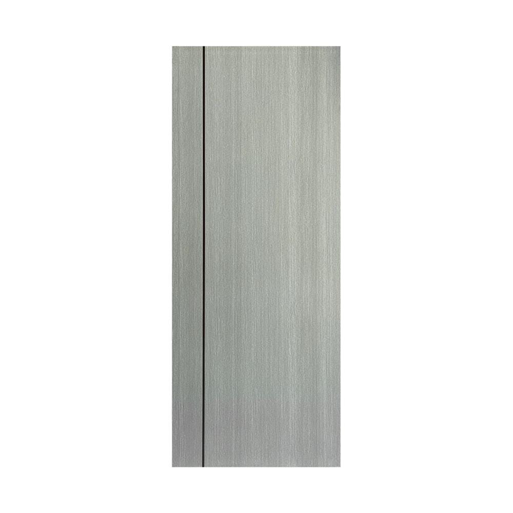 ประตูภายใน UPVC ไม่เจาะลูกบิด NAPA UA2B 90x200 ซม. สีเทาลายไม้