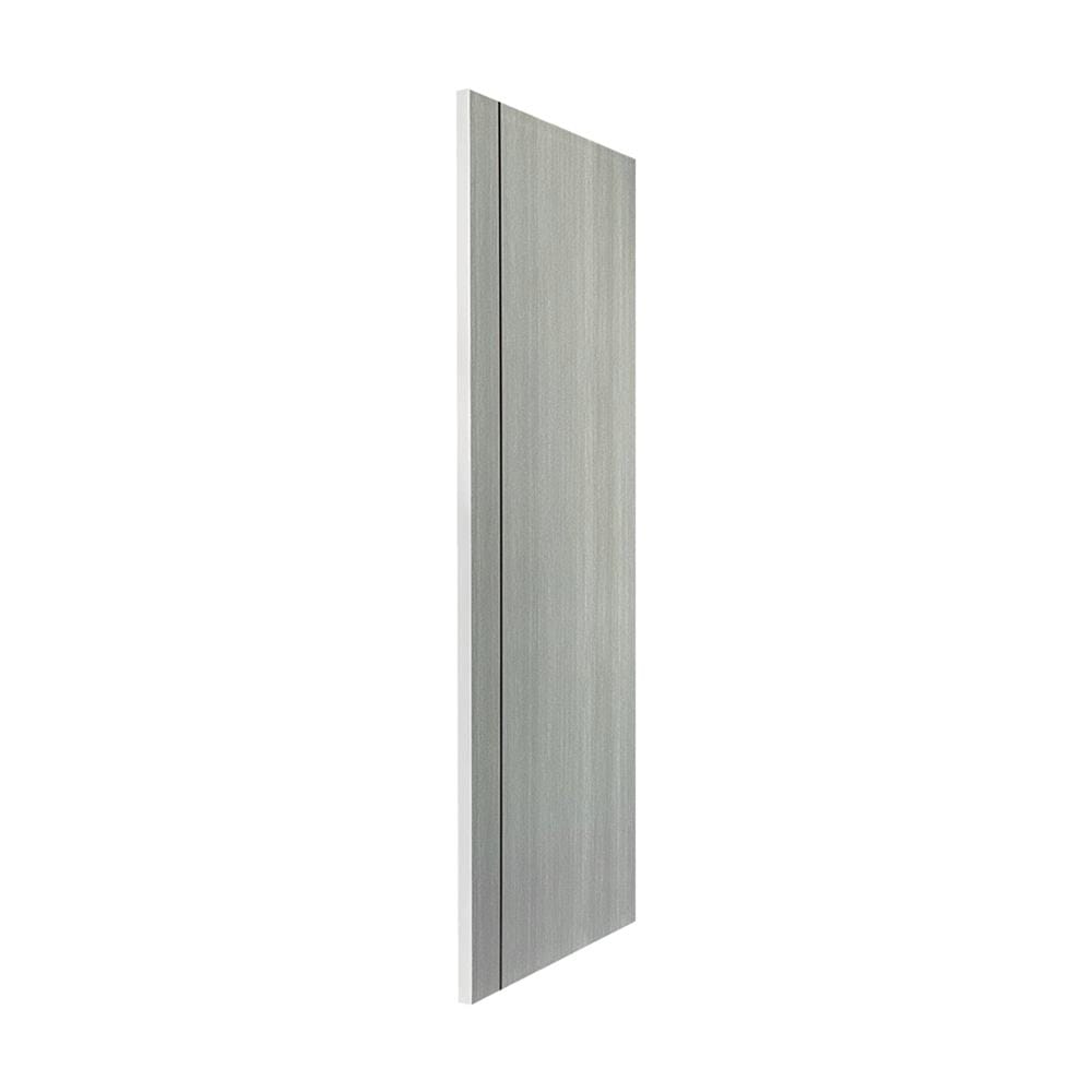 ประตูภายใน UPVC ไม่เจาะลูกบิด NAPA UA2B 90x200 ซม. สีเทาลายไม้