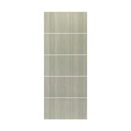 ประตูภายใน UPVC ไม่เจาะลูกบิด NAPA UA5 90x200 ซม. สีเทาลายไม้_0