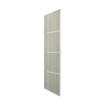ประตูภายใน UPVC ไม่เจาะลูกบิด NAPA UA24 90x200 ซม. สีเทาลายไม้_1