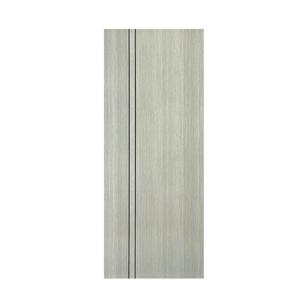 ประตูภายใน UPVC ไม่เจาะลูกบิด NAPA UA3B 90x200 ซม. สีเทาลายไม้