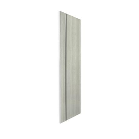 ประตูภายใน UPVC ไม่เจาะลูกบิด NAPA UA3B 90x200 ซม. สีเทาลายไม้_2