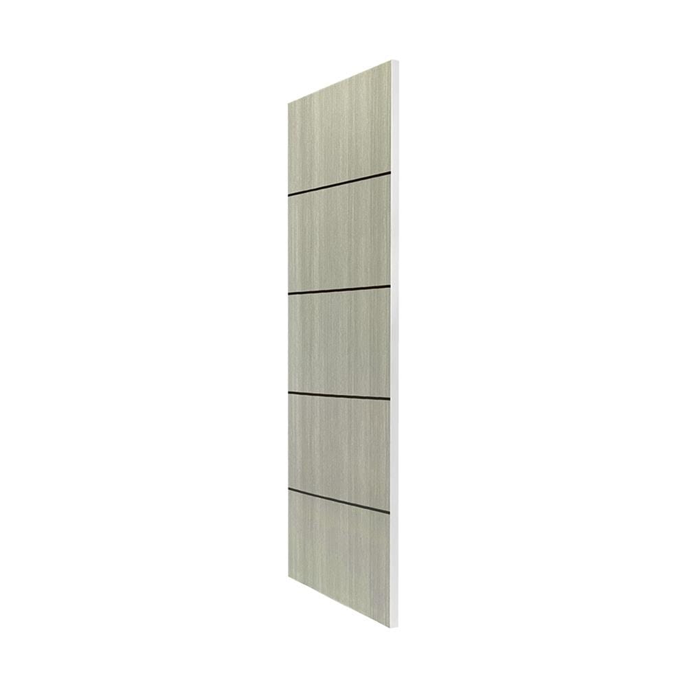 ประตูภายใน UPVC ไม่เจาะลูกบิด NAPA UA5B 80x200 ซม. สีเทาลายไม้