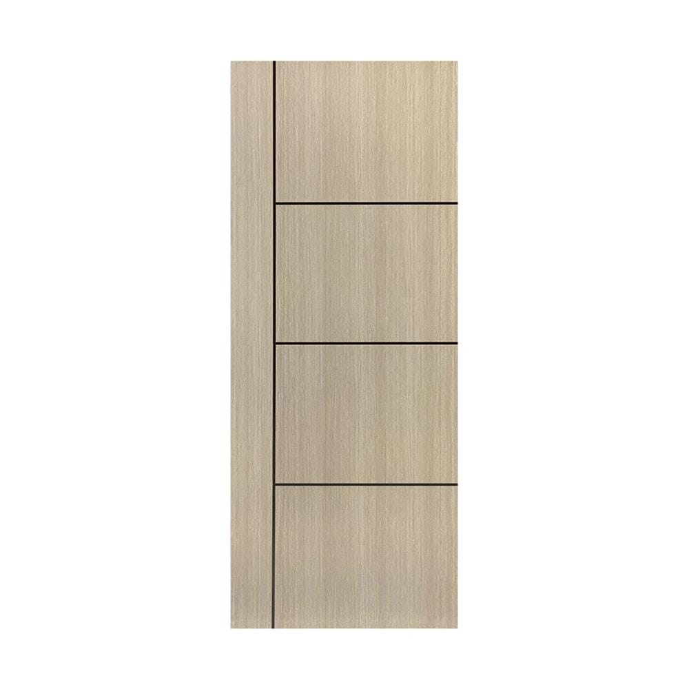 ประตูภายใน UPVC ไม่เจาะลูกบิด NAPA UA24B 90x200 ซม. สีน้ำตาลเข้มลายไม้